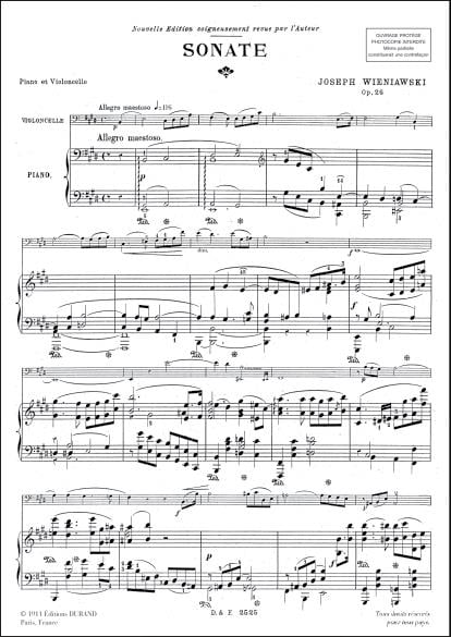 Sonate Op 26 Vc-Piano